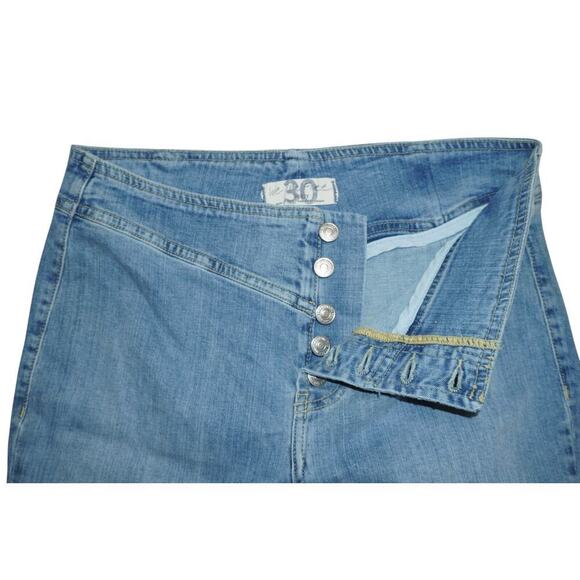 We The Free by Free People Button-Fly Straight Leg Jeans – Size 30 – - Picture 3 of 4